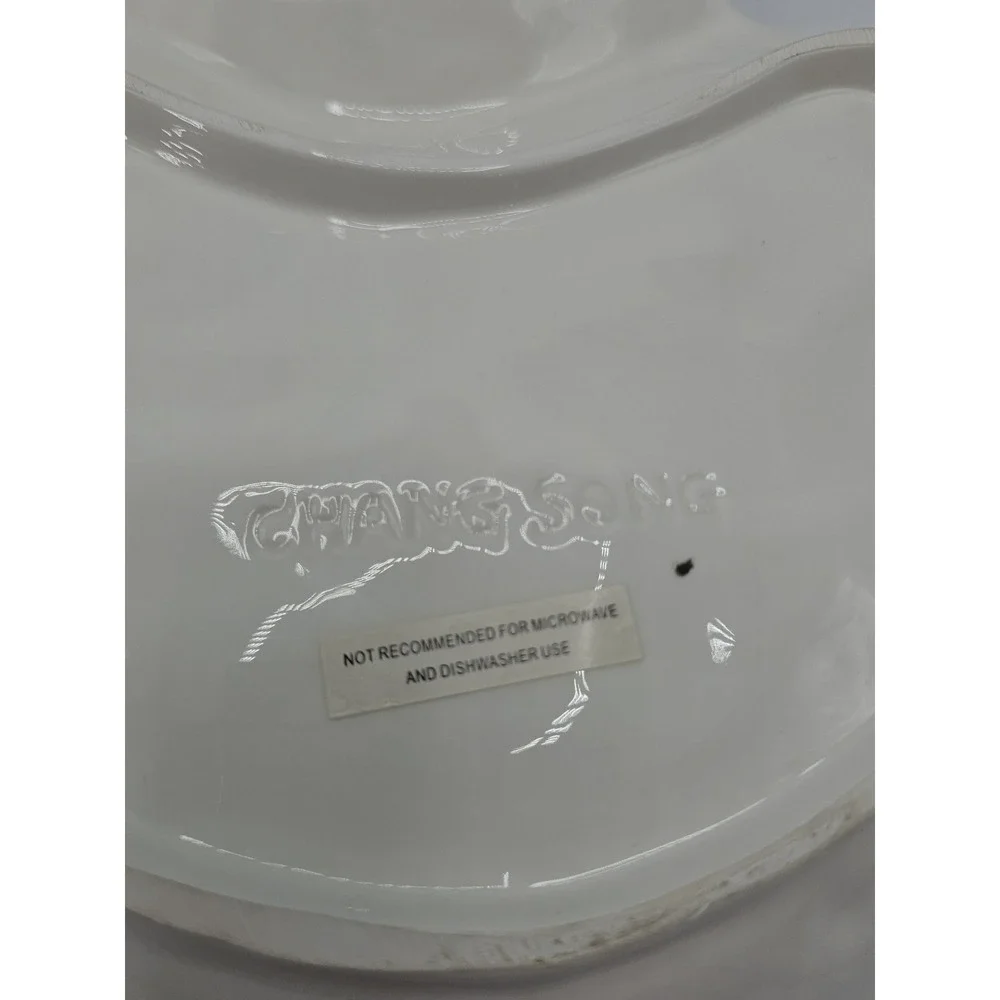 Vintage‎ Chang Song Halloween Ghost, Pumpkin, Spider, BOO! Candy Bowl Dish